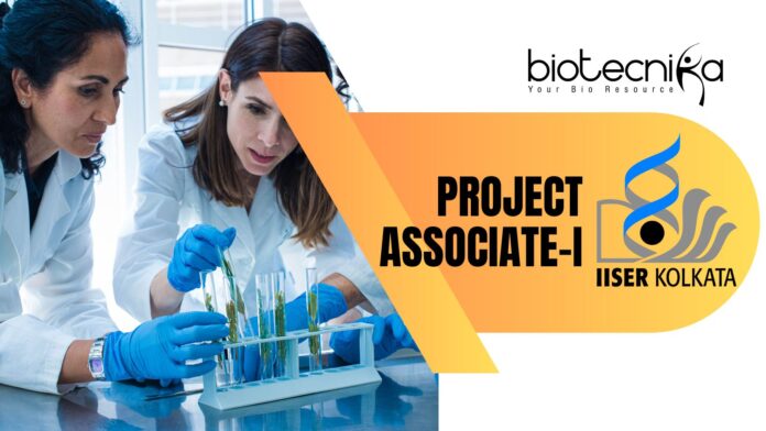 Project Associate-I Job at IISER Kolkata – Attend Walk-in-Interview!