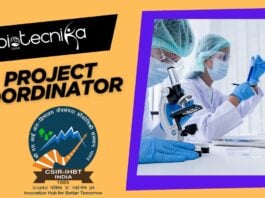 Project Coordinator Job at CSIR-IHBT –  MSc Biotech Apply Now!