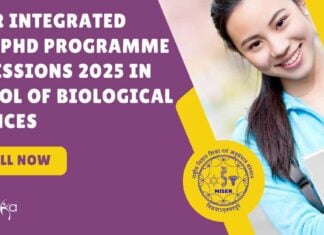 NISER Integrated MSc-PhD 2025