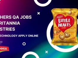 Freshers QA Jobs at Britannia Industries