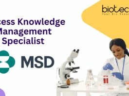 MSD Life Sciences Specialist Job Opening - Apply Now