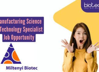 Manufacturing Science & Technology Specialist Job Opportunity