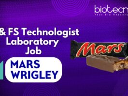 Q & FS Technologist Laboratory Job