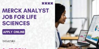 Merck Analyst Job For Life Sciences