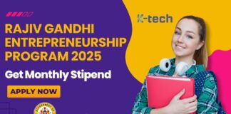 Rajiv Gandhi Entrepreneurship Program 2025 Applications