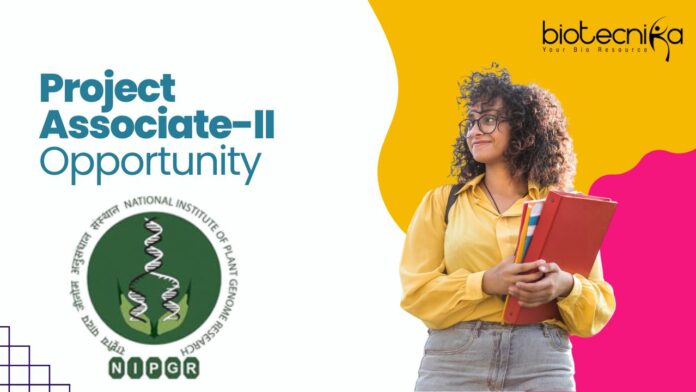 Project Associate-II Opportunity