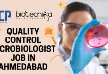 Quality Control Microbiologist Job in Ahmedabad – HCP Wellness Hiring - Apply Now!