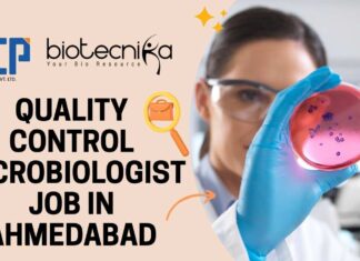 Quality Control Microbiologist Job in Ahmedabad – HCP Wellness Hiring - Apply Now!