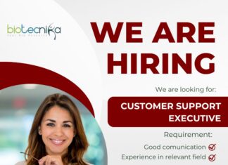 Mega Hiring Alert – Customer Service Executive Jobs @ Biotecnika – Apply Now! Customer Service Executive Job