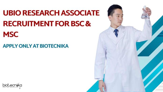 UBIO Research Associate Recruitment