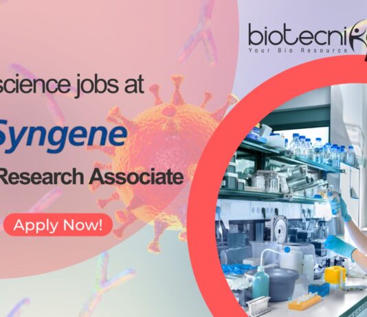 Syngene Immunology Research Jobs - Apply Online