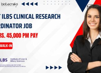 Govt ILBS Clinical Research Job With Rs. 45,000 pm Pay