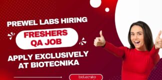 Freshers QA Job at Prewel Labs