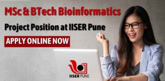 Bioinformatics Project Position at IISER Pune