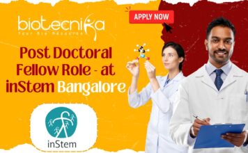 Post Doctoral Fellow Role - at inStem Bangalore