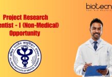 Project Research Scientist - I (Non-Medical) Opportunity