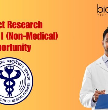 Project Research Scientist - I (Non-Medical) Opportunity