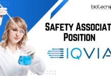 Safety Associate Position at IQVIA Pune | Apply Now for Clinical Research Job