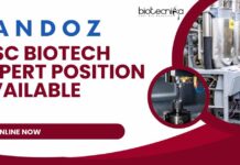 Sandoz MSc Biotech Expert Position Available, Apply Now Sandoz MSc Biotech Expert Position