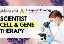Scientist – Cell & Gene Therapy Position at Aurigene Oncology in Bangalore | Apply Now! Scientist – Cell & Gene Therapy Position at Aurigene Oncology