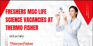 Freshers MSc Life Science Vacancies New
