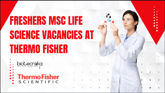 Freshers MSc Life Science Vacancies New