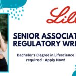 Senior Associate at Lilly, Bachelor’s Degree in Lifescience required- Apply Now! Senior Associate at Lilly, Bachelor's Degree in Lifescience required- Apply Now!