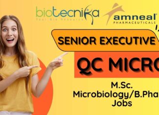 Amneal Pharmaceuticals QC Microbiology Jobs - Apply Now!
