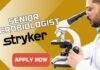 Senior Microbiologist Job at Stryker! Apply Now! Senior Microbiologist Job at Stryker | M.Sc. in Microbiology Apply Now