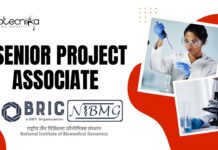 Senior Project Associate Job at NIBMG – M.Sc. Life Science Apply Now!