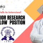 Senior Research Fellow (SRF) Position at IVRI- Attend Walk-In-Interview!