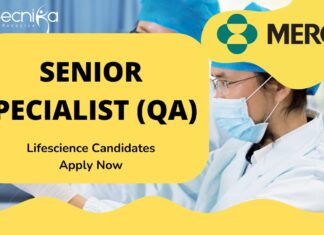 Senior Specialist (QA) at Merck- Lifescience Candidates Apply Now