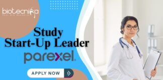 Study Start-Up Leader Job at Parexel India – Apply Now