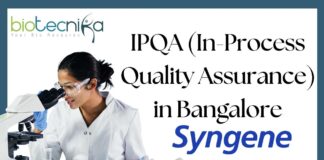 Syngene Hiring – IPQA (In-Process Quality Assurance)