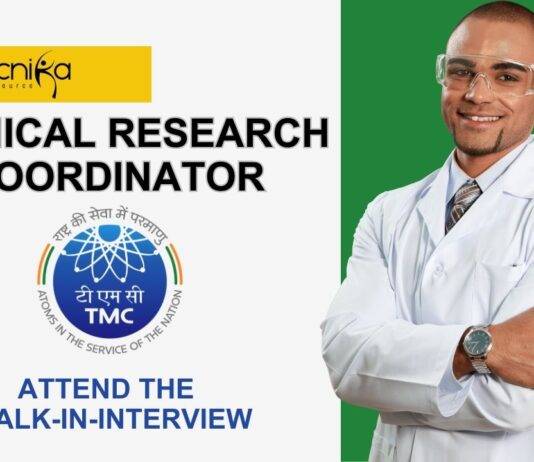 TMC Clinical Research Coordinator - Attend the Walk-In-Interview