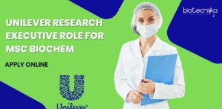 Unilever Research Executive Role