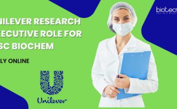 Unilever Research Executive Role