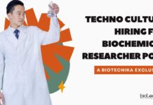 MSc Biotech Researchers Jobs at Techno