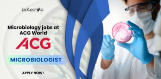 Microbiology jobs at ACG World