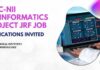 BRIC-NII Bioinformatics Project JRF Job – Applications Invited NII Bioinformatics Project JRF Job