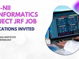 NII Bioinformatics Project JRF Job