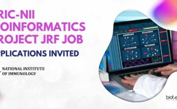 BRIC-NII Bioinformatics Project JRF Job – Applications Invited NII Bioinformatics Project JRF Job