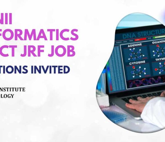 NII Bioinformatics Project JRF Job