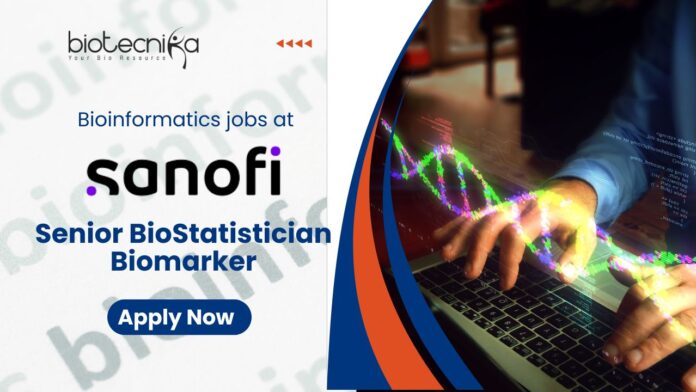 Bioinformatics Jobs at Sanofi - Apply Online Now