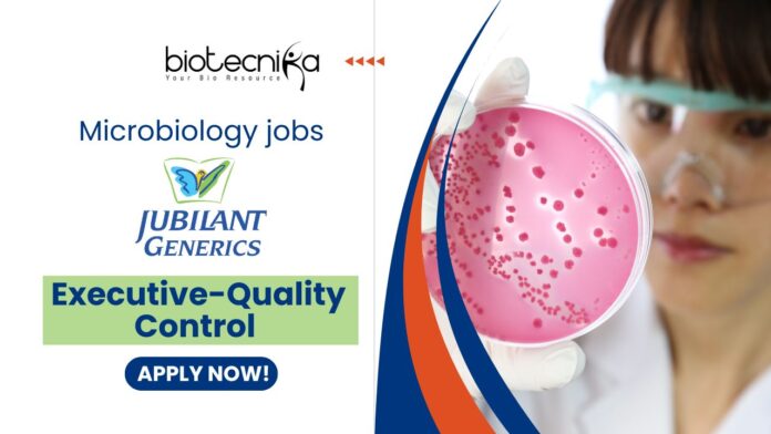 Jubilant Microbiology jobs