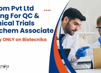 Clinical Trials Associate at Skiom Pvt Ltd