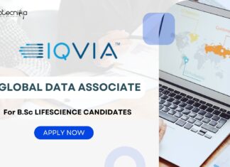IQVIA Global Data Associate Job for B.Sc Lifescience Candidates!