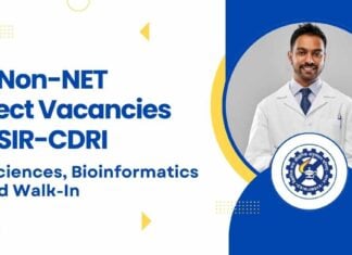 CSIR-CDRI Bioinformatics Project Vacancies