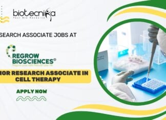 Regrow Biosciences Research Associate Jobs - Apply Now!