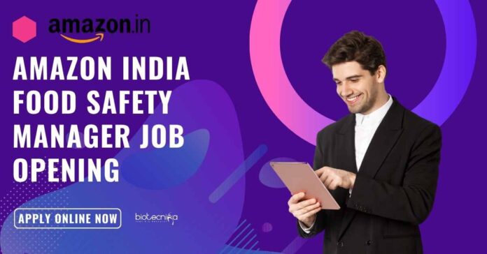Amazon India Food Safety Jobs